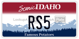 RS5  license plate in ID