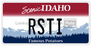 RSTI  license plate in ID
