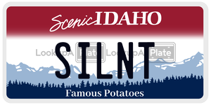 SILNT  license plate in ID
