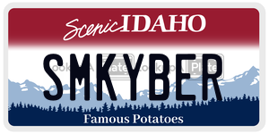 SMKYBER  license plate in ID