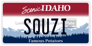 SQUZI  license plate in ID