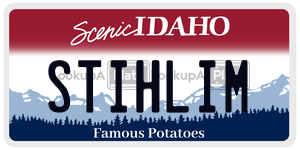 STIHLIM  license plate in ID