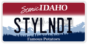 STYLNDI  license plate in ID