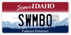 SWMB0  license plate in ID