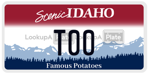 T00  license plate in ID