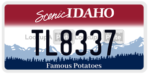 TL8337  license plate in ID