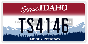 TS4146  license plate in ID