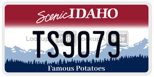 TS9079  license plate in ID