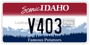 V403  license plate in ID