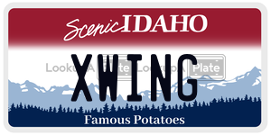 XWING  license plate in ID