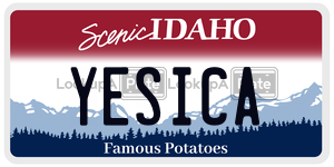 YESICA  license plate in ID