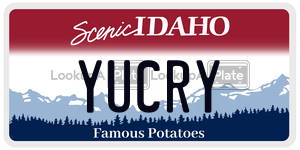 YUCRY  license plate in ID