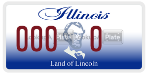 0000  license plate in IL