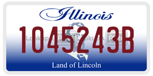 1045243B  license plate in IL