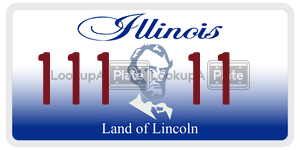 11111  license plate in IL