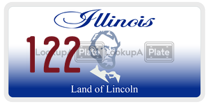 122 license plate in Illinois