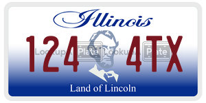 1244TX license plate in Illinois