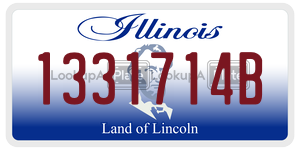 1331714B  license plate in IL
