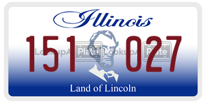 151027  license plate in IL