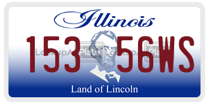 15356WS license plate in Illinois