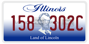 158302C license plate in Illinois
