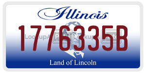 1776335B  license plate in IL