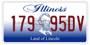 17995DV  license plate in IL