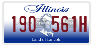 190561H  license plate in IL