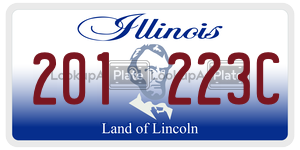 201223C license plate in Illinois
