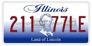 21177LE  license plate in IL