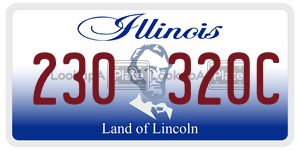230320C license plate in Illinois