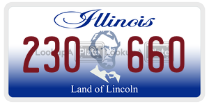 230660 license plate in Illinois