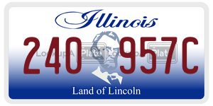 240957C  license plate in IL