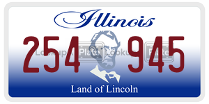 254945 license plate in Illinois