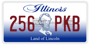 256PKB license plate in Illinois
