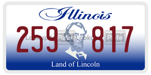 259817 license plate in Illinois