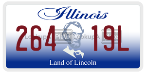 26419L  license plate in IL
