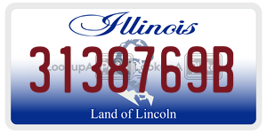 3138769B  license plate in IL