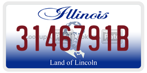 3146791B  license plate in IL