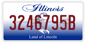 3246795B  license plate in IL