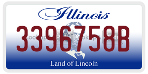 3396758B license plate in Illinois