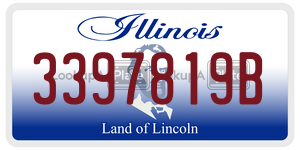 3397819B  license plate in IL