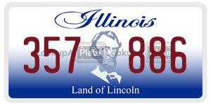 357886 license plate in Illinois