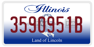 3590951B  license plate in IL