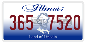3657520 license plate in Illinois