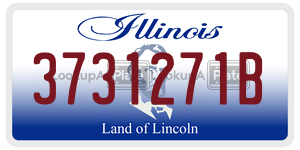 3731271B  license plate in IL