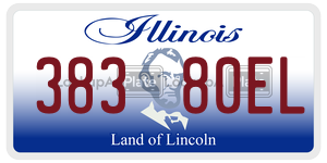 38380EL license plate in Illinois
