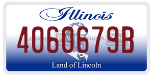 4060679B  license plate in IL