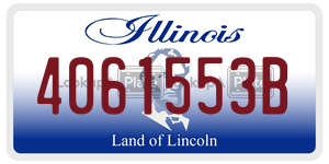 4061553B  license plate in IL