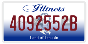4092552B  license plate in IL